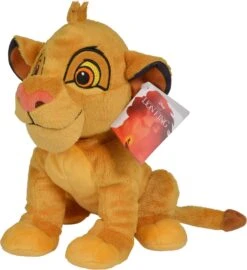 Disney Knuffel Simba Geel / Oranje 16 X 25 X 25 Cm