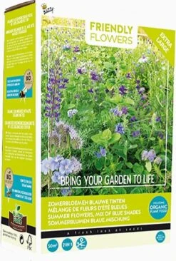 Buzzy Friendly Flowers Bloemenzaadmengsel Blauw 50m2