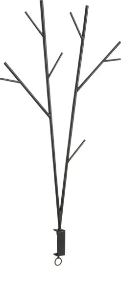 House Of Seasons Kerst Ornament Tafelklem Boom Zwart 52 X 3,5 X 97 Cm